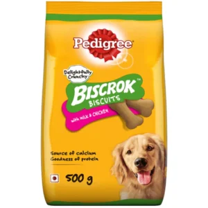 Pedigree Milk and Chicken Flavour Biscrok Biscuits Dog Treats