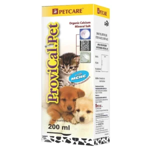 Provical Pet Calcium Supplement Syrup for Dogs and Cats by Petcare