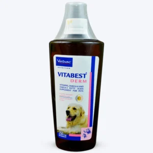 Vitabest Derm Omega 3+6 Syrup for Dogs and Cats (250ml) by Virbac