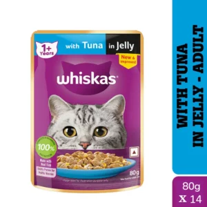 Whiskas Tuna in Jelly Meal Adult Cat Wet Food 80 gms*14 pcs
