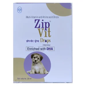 Zipvit Drops Multi Vitamin Supplement for Puppies and Kitten (30ml) by Intas