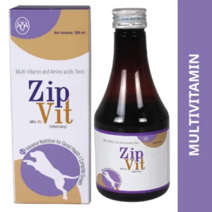 Zipvit Multi Vitamin Syrup for Dogs and Cats (200ml) by Intas