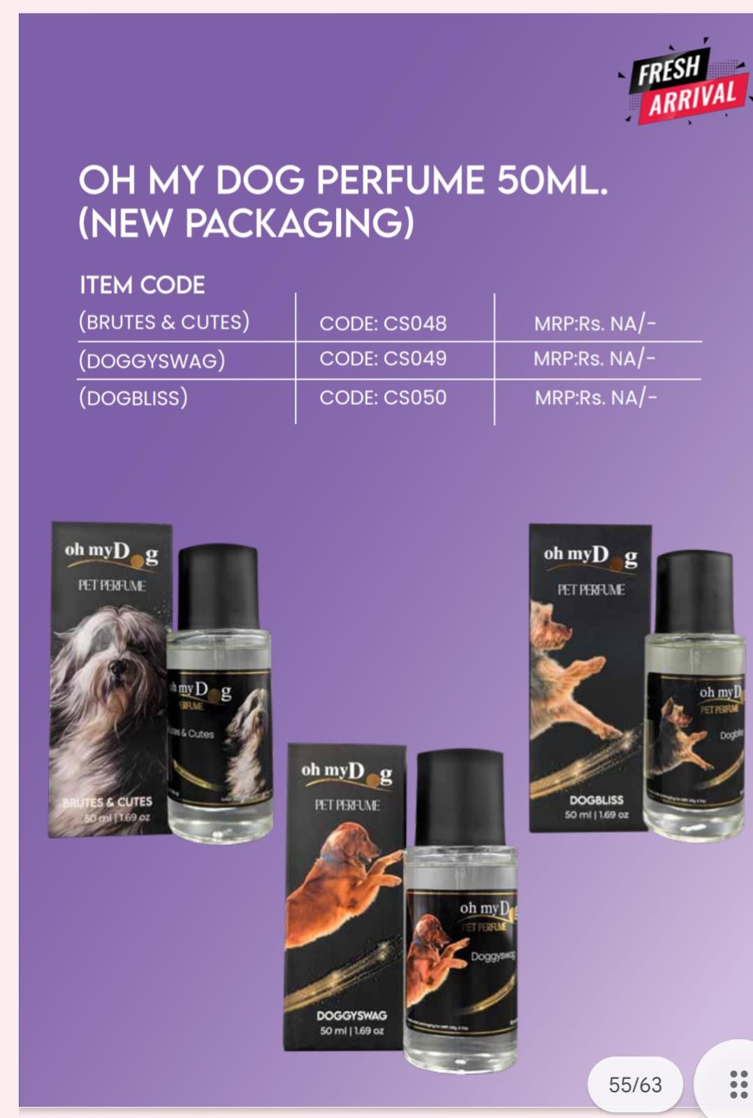 Oh My Dog Pet Body Spray Perfume for Dogs and Cats - 50ml (DogBliss) - Image 2