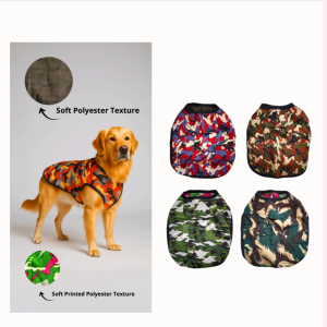 CAMOUFLAGE WINTER PET JACKET