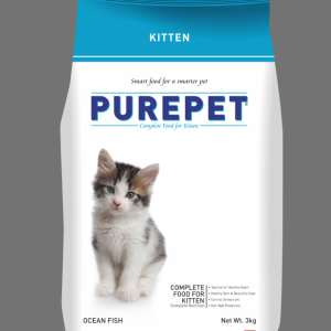 PUREPET KITTEN OCEAN FISH DRY FIOD