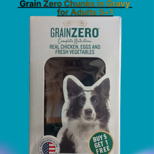 GRAIN ZERO CHUNKS IN GRAVY FOR ADULTS