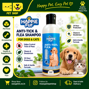 Happie Fur Anti-Tick & Flea Shampoo