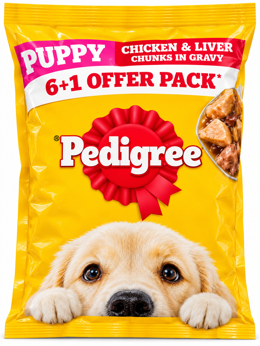 PEDIGREE PUPPY GRAVY 7 * 70 gms